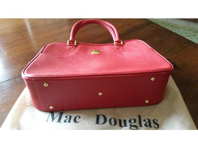 Borsa Mac Douglas in pelle rossa Rosso - vista 6