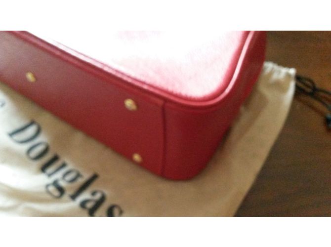 Borsa Mac Douglas in pelle rossa Rosso - vista 7