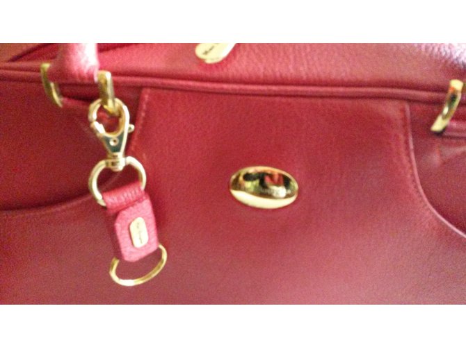 Borsa Mac Douglas in pelle rossa Rosso - vista 8