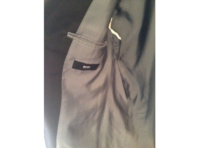 Hugo Boss Black Wool Suit Size 50 - view 4
