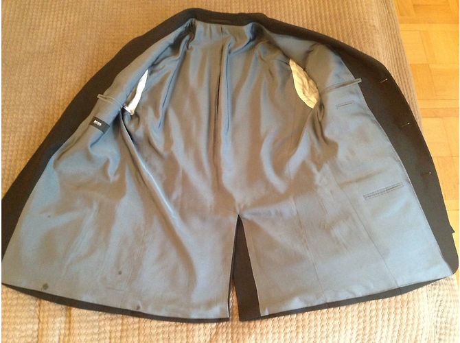 Hugo Boss Black Wool Suit Size 50 - view 8