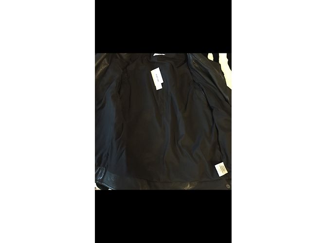 Helmut Lang chaleco de cuero sin mangas - vista 8