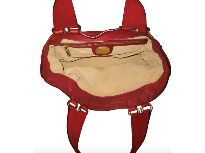 Borsa a mano Donna Karan in pelle rossa Rosso - vista 3