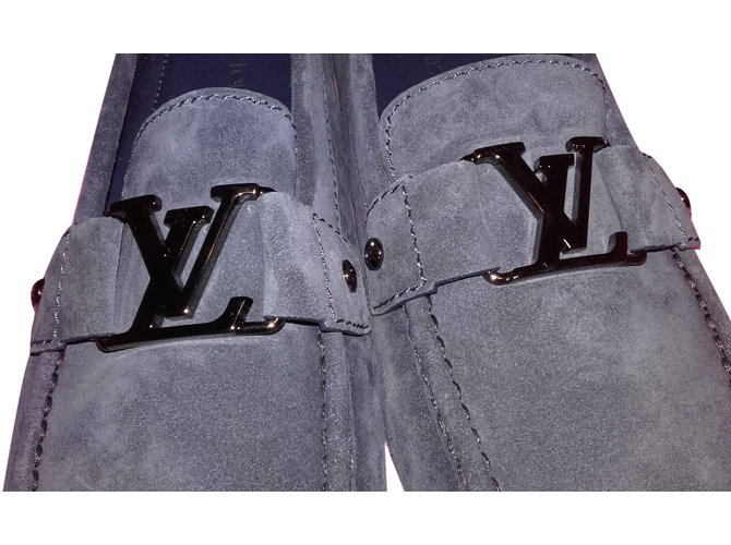 Louis Vuitton Mocassini Slip on Blu - vista 2