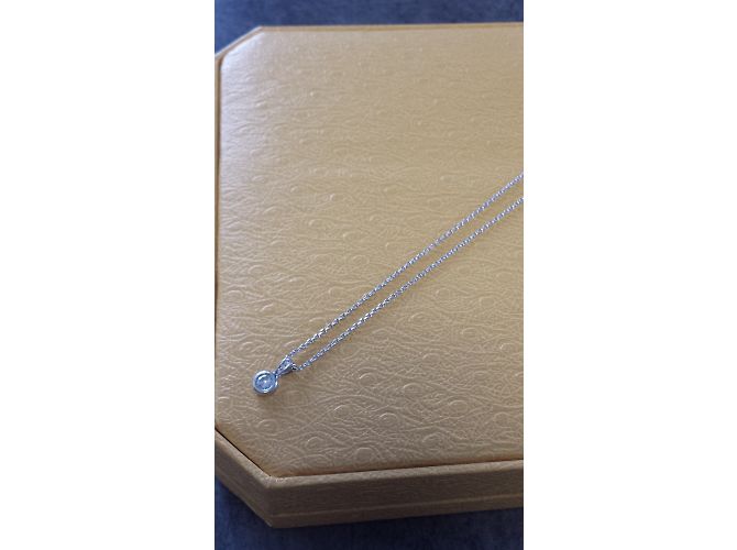 Autre Marque Pendente e Catena in Diamanti in Oro Bianco Argento - vista 6