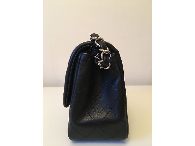 Timeless Chanel Zeitloser Mini Square Schwarz - Ansicht 3