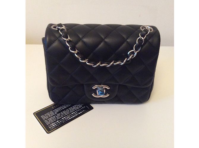 Timeless Chanel Zeitloser Mini Square Schwarz - Ansicht 6