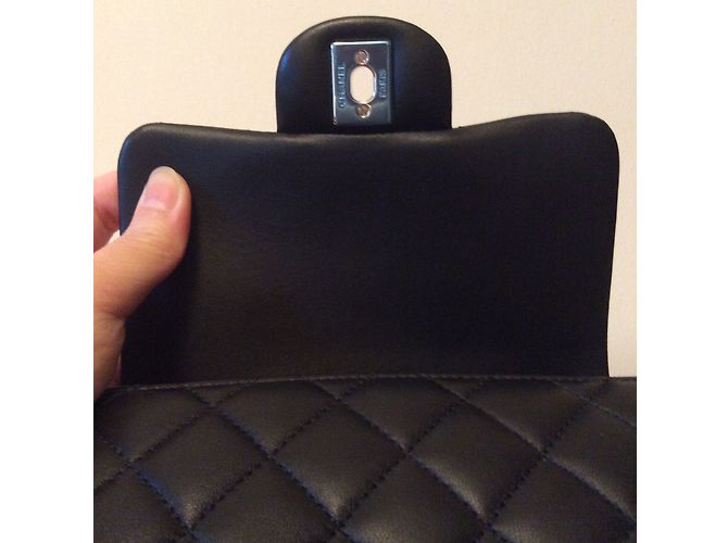 Timeless Chanel Zeitloser Mini Square Schwarz - Ansicht 8