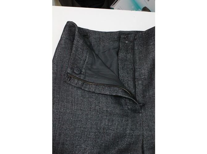 Chanel Calças de terno Cinza antracite - vista 11