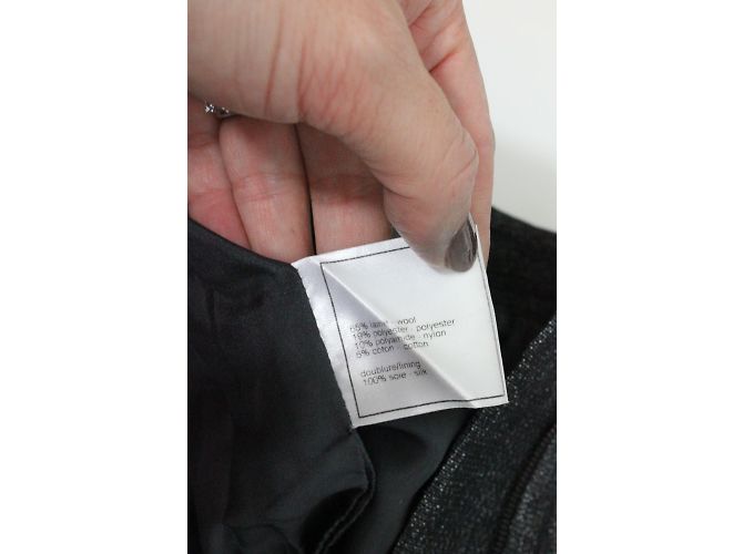 Chanel Calças de terno Cinza antracite - vista 14