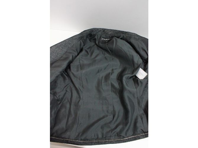 Chanel Calças de terno Cinza antracite - vista 18