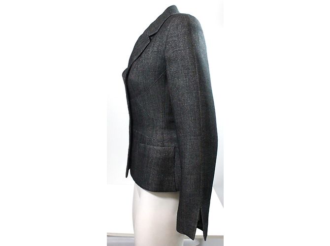 Chanel Calças de terno Cinza antracite - vista 7