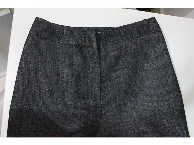 Chanel Calças de terno Cinza antracite - vista 9