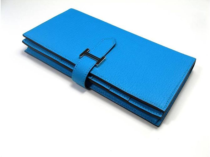 Hermès Béarn Blue - view 3