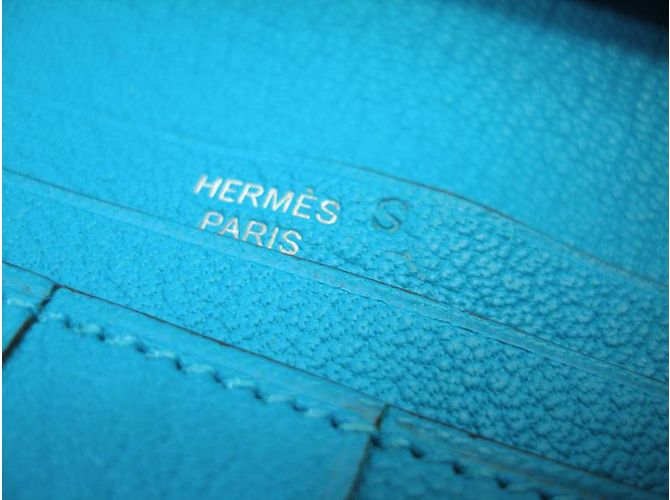 Hermès Béarn Blue - view 5