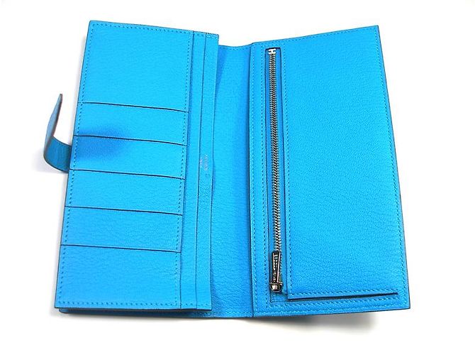 Hermès Béarn Blue - view 6