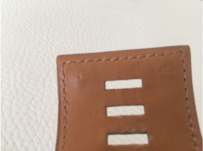 Hermès Collier de Chien Medor Bracciale Alligatore Caramello - vista 6