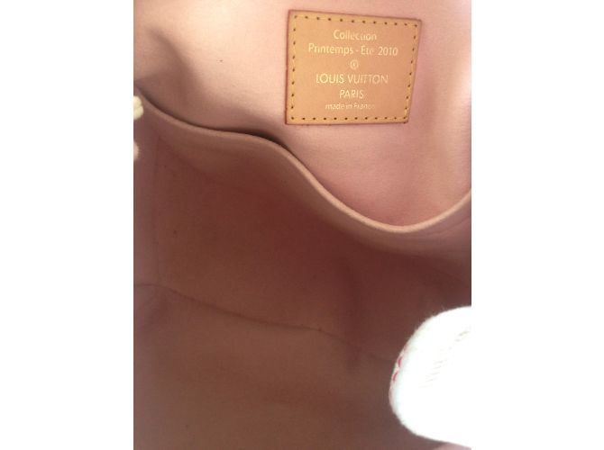 Sac Louis Vuitton Sunshine Monogram Denim Rose - vue 5