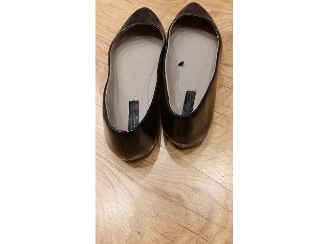 Zara Absatzschuhe Marineblau Lackleder Größe 40 - Ansicht 3