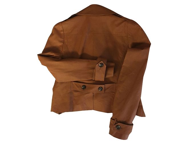 Diane Von Furstenberg Lederjacke Cognac - Ansicht 2