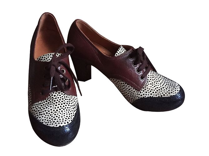 Stivaletti Chie Mihara Tricolore in Pelle Multicolore - vista 2