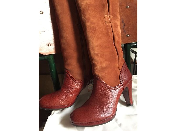 Botas de cuero Chie Mihara Astrid Marrón Talla 37 Castaño - vista 3