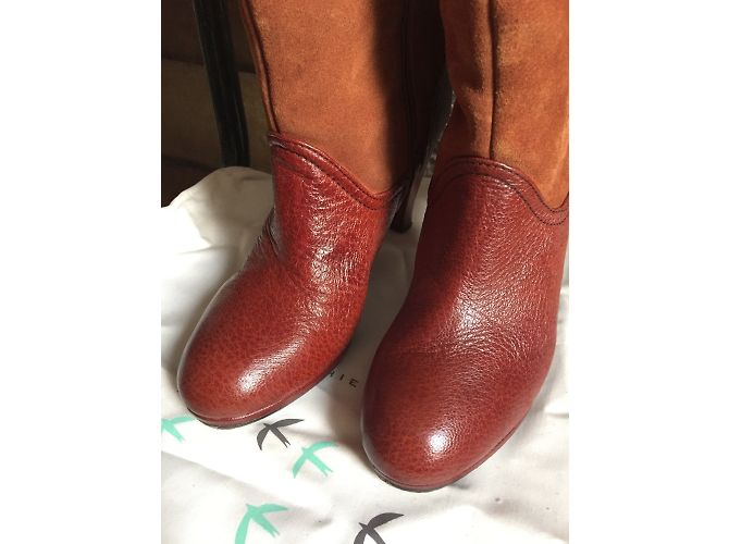 Botas de cuero Chie Mihara Astrid Marrón Talla 37 Castaño - vista 4