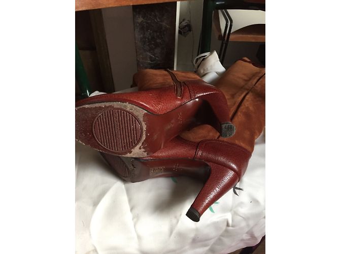 Botas de cuero Chie Mihara Astrid Marrón Talla 37 Castaño - vista 7