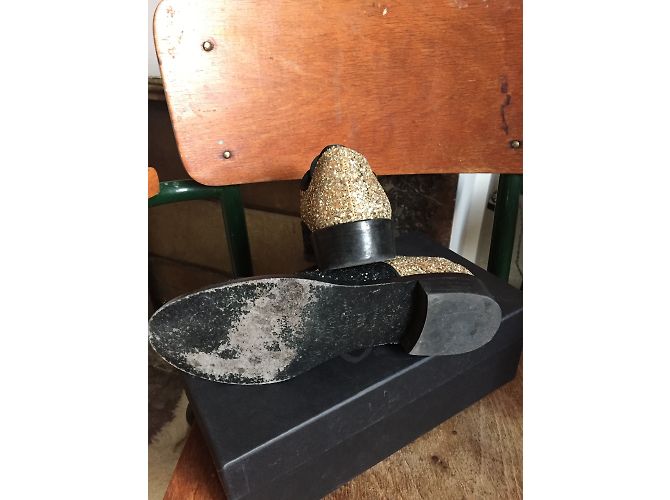 Tatoosh Luke Scarpe stringate dorate in pelle 37 D'oro - vista 4