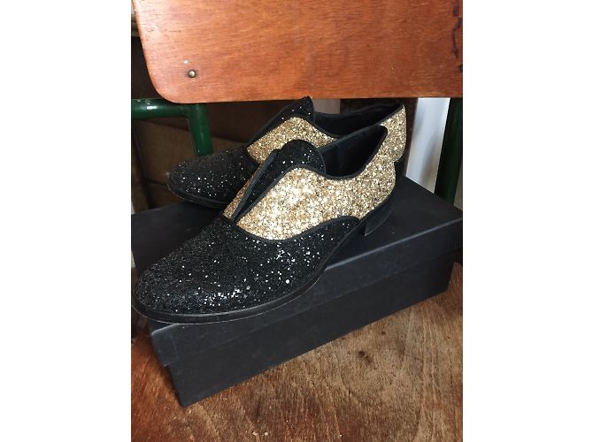 Tatoosh Luke Scarpe stringate dorate in pelle 37 D'oro - vista 5