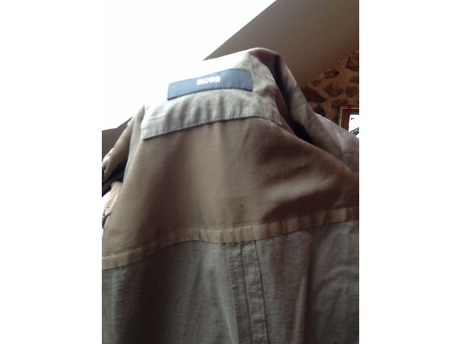 Hugo Boss Blazer Jacke Dunkelgrau Leinen Anthrazitgrau - Ansicht 3
