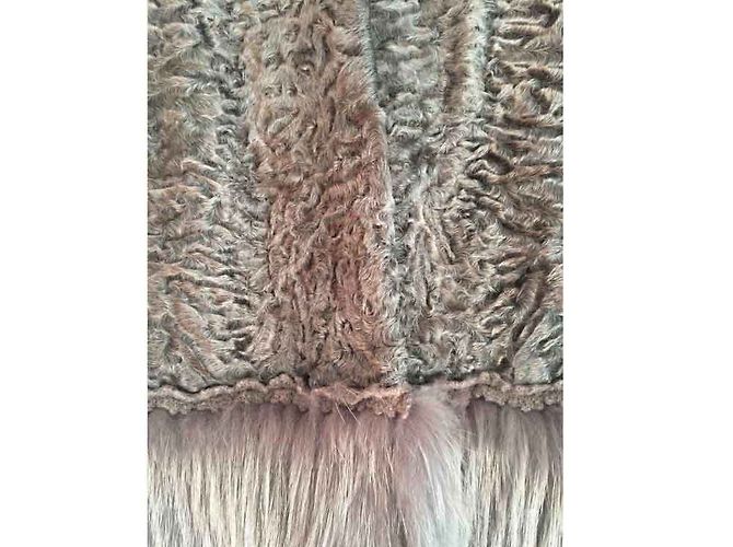Milady Pelzjacke Taupe - Ansicht 4