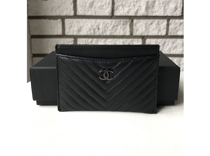 Chanel Tarjetero SO BLACK Negro - vista 4