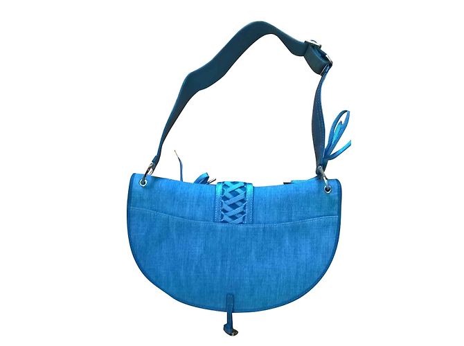 Dior Lindo saco de meia-lua Azul - vista 2