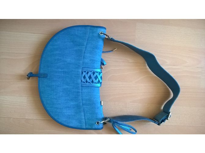 Dior Lindo saco de meia-lua Azul - vista 9