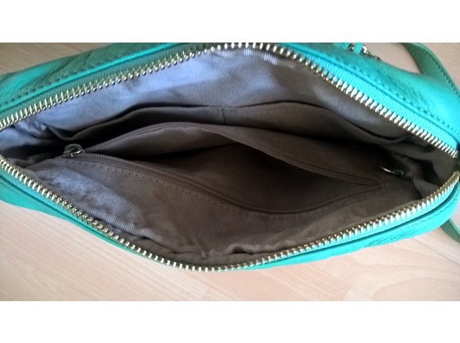 Autre Marque 'Lancaster' grüne Ledertasche - Ansicht 3