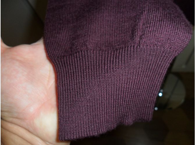 Karl Lagerfeld CARDIGAN BORDEAUX UOMO DI LAGERFELD NUOVISSIMO - vista 5