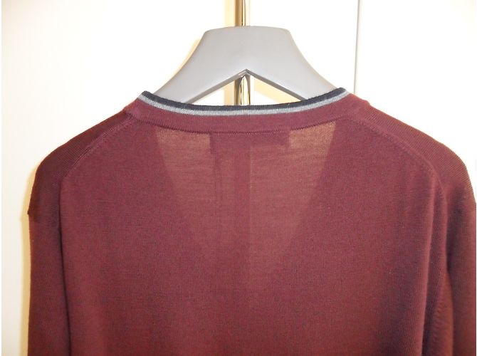 Karl Lagerfeld CARDIGAN BORDEAUX UOMO DI LAGERFELD NUOVISSIMO - vista 6