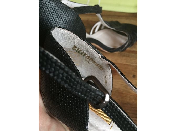 Autre Marque Bill Tornade Pumps Schwarz Schlangeneffekt 8cm Absatz - Ansicht 5