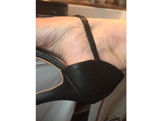 Autre Marque Bill Tornade Pumps Schwarz Schlangeneffekt 8cm Absatz - Ansicht 8