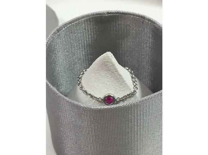 Dior Mimioui in oro bianco e zaffiro rosa - vista 10