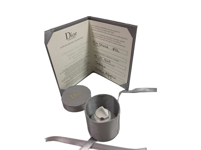 Dior Mimioui in oro bianco e zaffiro rosa - vista 2