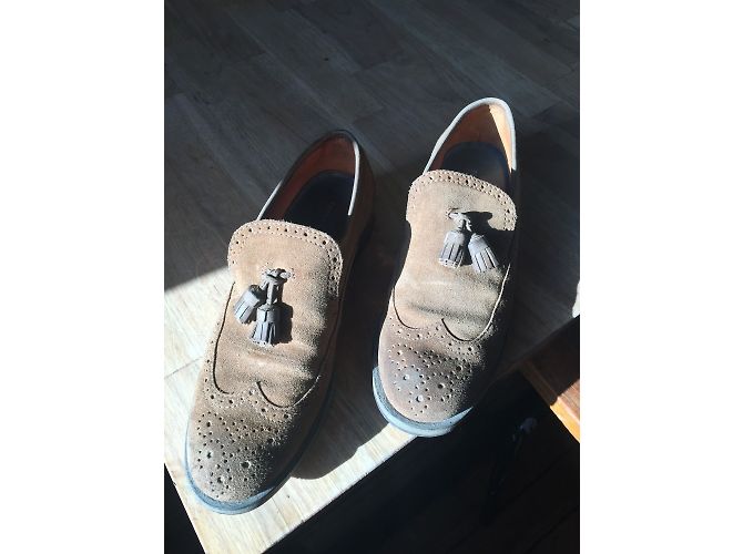Mocassini Tommy Hilfiger Marroni in Pelle Taglia 37 Marrone - vista 6