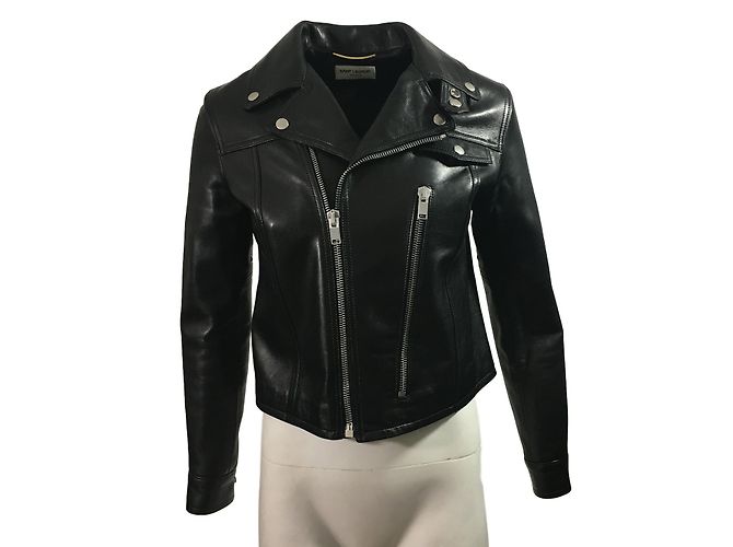 Saint Laurent Lederjacke - Ansicht 3