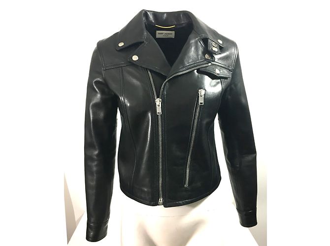 Saint Laurent Lederjacke - Ansicht 4