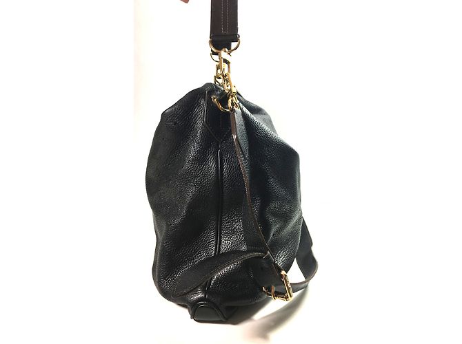 Louis Vuitton Selene Mahina nero MM - vista 10