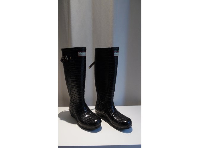 Hunter e Jimmy Choo Nero - vista 3