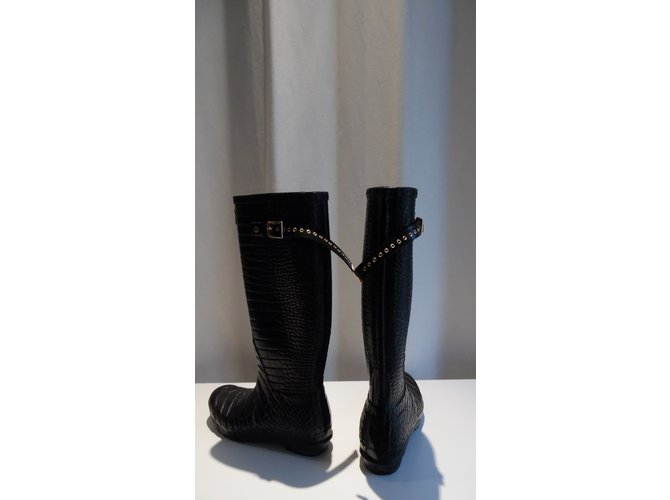 Hunter e Jimmy Choo Nero - vista 4