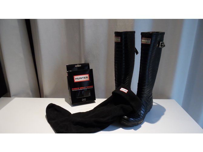 Hunter e Jimmy Choo Nero - vista 5