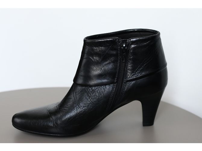 Stivaletti JB Martin in pelle nera Taglia 38 Nero - vista 3